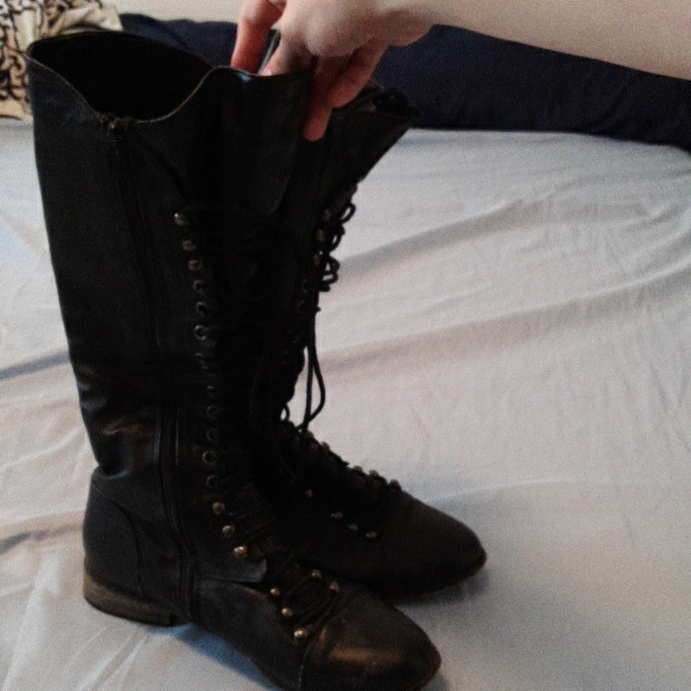Black boots